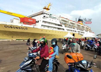 428 Pemudik Kapal Gratis Tiba di Pelabuhan Tajung Emas
