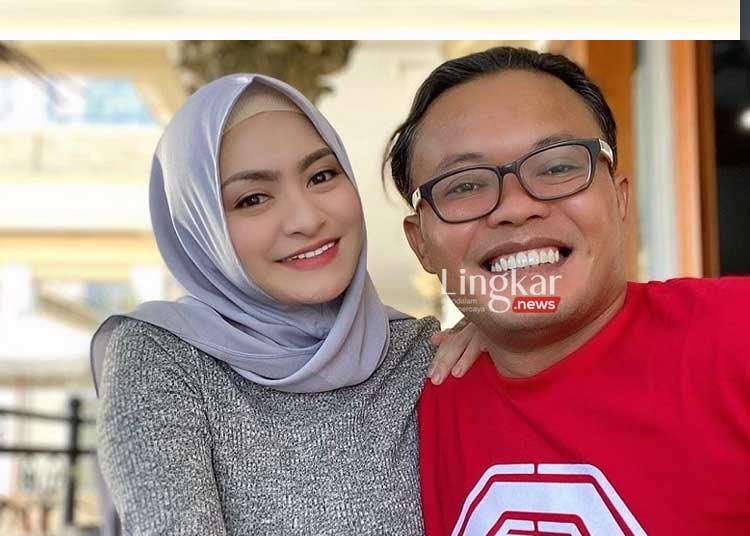 Nathalie Holscher (kiri) dan Sule (kanan). (Sumber Gambar: Instagram @ferdinan_sule/Lingkar.news)