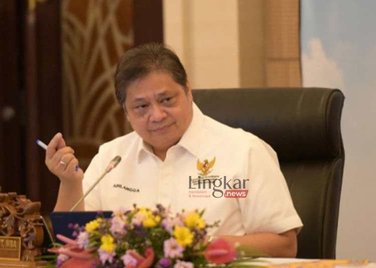 POTRET: Menteri Koordinator (Menko) Bidang Perekonomian Airlangga Hartarto dalam Leaders’ Offsite Meeting (LOM) triwulan III-2022 di Semarang, Jawa Tengah. (Istimewa/Lingkar.news)