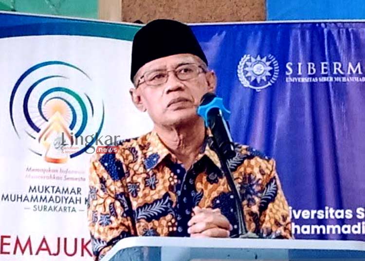 Ketua Umum Pimpinan Pusat (PP) Muhammadiyah, Haedar Nashir. (Istimewa/Lingkar.news)