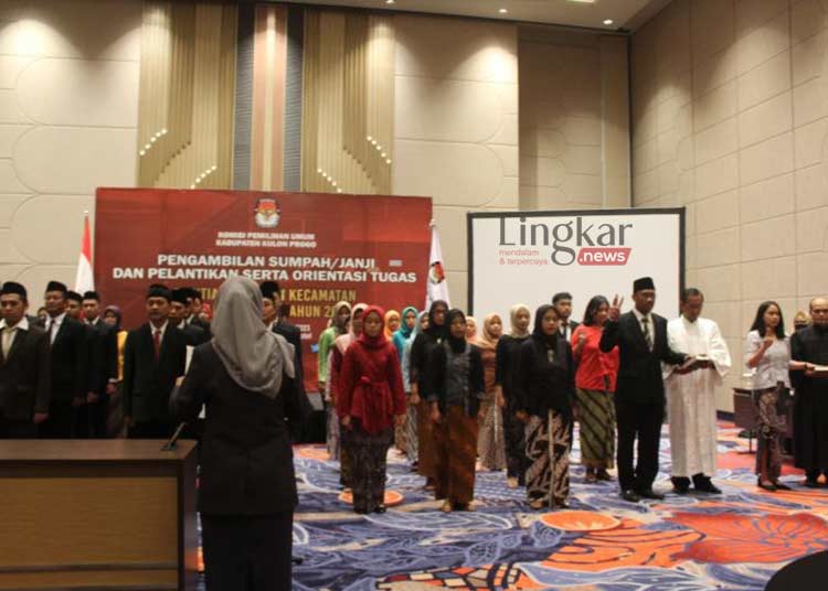 60 Anggota PPK Dilantik, Pj Bupati Kulon Progo: Jaga Integritas
