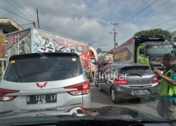 Jalur Pertigaan Alun – alun Juwana Semrawut, Dishub Pati: Itu Kewenangan Provinsi