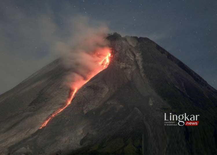 Gunung Merapi Terpantau Muntahkan 11 Kali Guguran Lava Pijar