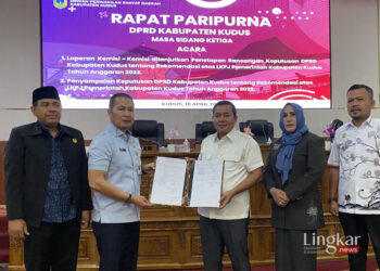 Rapat Paripurna, DPRD Kudus Bahas Masa Sidang Ketiga LKPJ