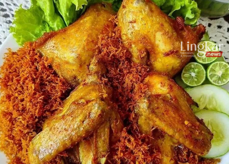 TERSAJI: Ayam goreng kremes. (Instagram @masakanenakbunda/Lingkar.news)