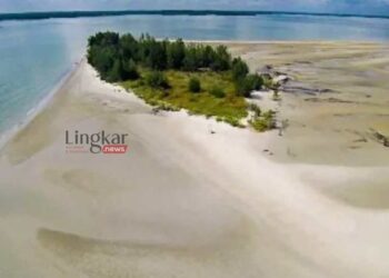 ILUSTRASI: Kondisi Pulau Rupat di Kabupaten Bengkalis, Riau. (Istimewa/Lingkar.news)