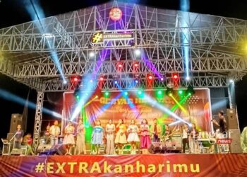 Warga Bajomulyo Antusias Nikmati Musik Dangdut di Gelaran Gebyar Nelayan