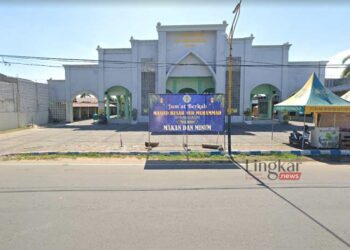 POTRET: Masjid Nur Muhammad di Kota yang akan menjadi salah satu lokasi pelaksanaan shalat Idul Adha 1444 Hijriyah/2023 Masehi. (Istimewa/Lingkar.news)