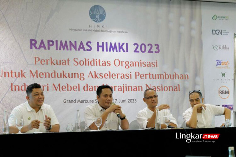 Rapat Pimpinan Nasional (Rapimnas) Himpunan Industri Mebel dan Kerajinan Indonesia (Himki) 2023 digelar di Solo, Jawa Tengah, pada 16-17 Juni 2023