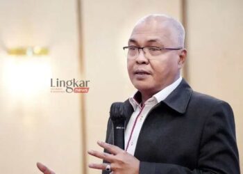 Wakil Ketua Bidang Daerah PWI Pusat sekaligus Direktur Pemberitaan Lembaga Kantor Berita Nasional (LKBN) ANTARA Akhmad Munir. (Istimewa/Lingkar.news)
