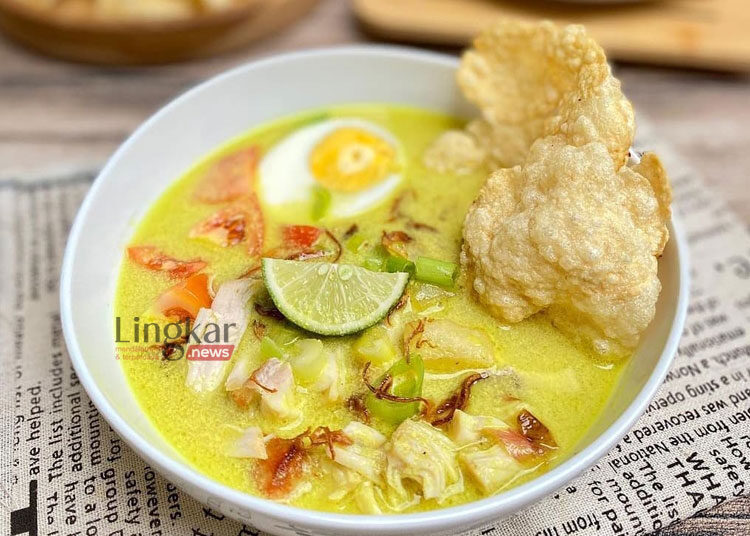 TERSAJI: Soto ayam santan. (Instagram @ debbie_ariesthea/Lingkar.news)