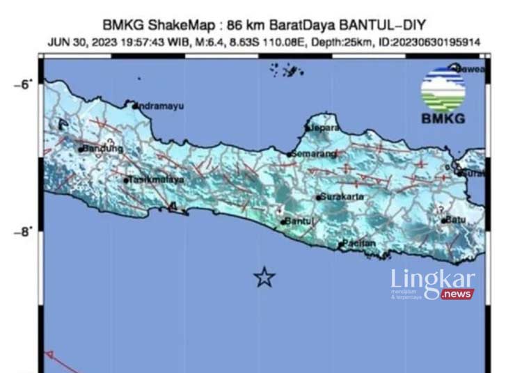 BNPB Catat 1 Warga Meninggal Dunia Akibat Gempa Guncang Bantul DIY