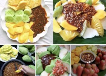 Resep rujak buah, seger dan bumbu meresap