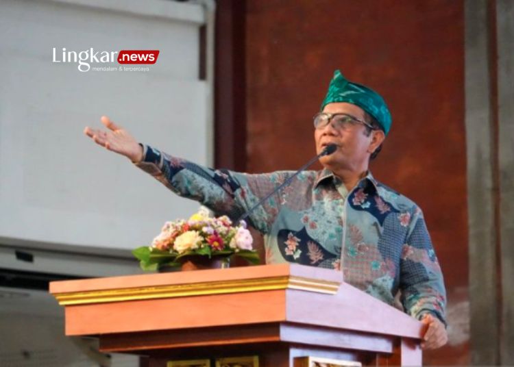 Menteri Koordinator Bidang Politik, Hukum, dan Keamanan (Menko Polhukam), Mahfud MD. (Antara/Lingkar.news)