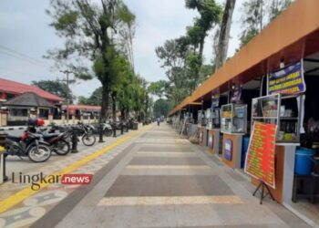 Situasi Selter Manahan sebelum penutupan di Solo, Jawa Tengah, Jumat, 21 Oktober 2023. (Antara/Lingkar.news)