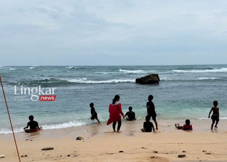 Objek wisata Pantai Ngandong Kabupaten Gunungkidul. (Antara/Lingkar.news)