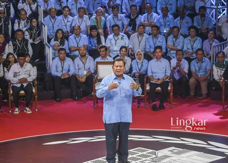 Debat Capres 2024, Prabowo bakal Perkuat Aparat hingga Tegakkan Hukum Atasi Kasus HAM di Papua