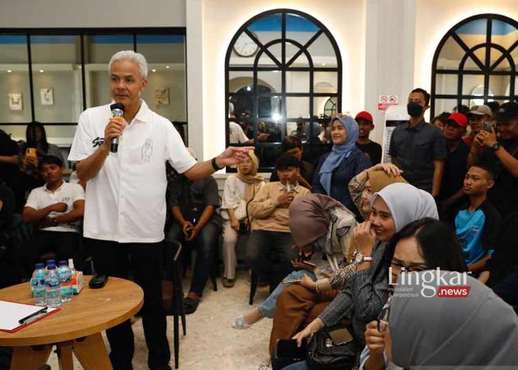 Di Hadapan Gen Z dan Milenial Cilacap, Ganjar Janji Hadirkan Creative Hub