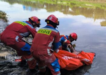 Korban Tenggelam Ditemukan Tak Bernyawa di Kali KBT Cakung Jaktim