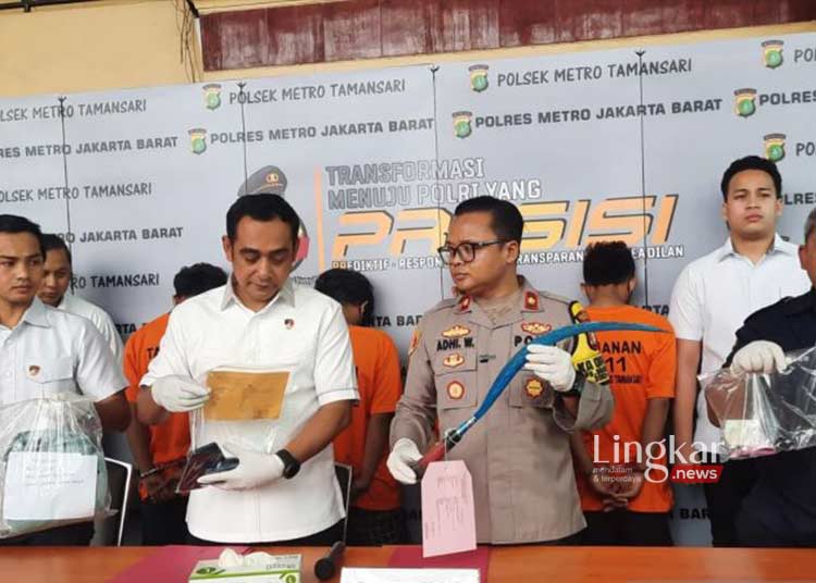 5 Begal Sadis di Jakarta Barat Diringkus, Hasil Kejahatan Dipakai Beli Sabu