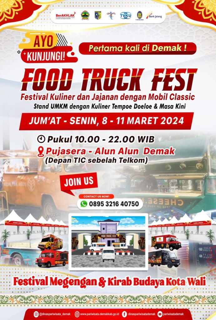 Food Truck Fest Demak, Dinparta Hadirkan Kuliner Jadul hingga Jajanan Kekinian