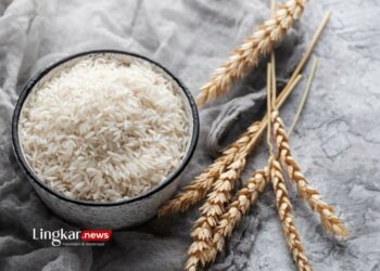 ILUSTRASI: Beras untuk zakat fitrah. (Freepik/Lingkar.news)
