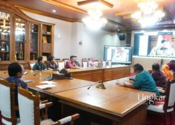 Dorong Pencegahan Korupsi, Pemkab Jepara Ikuti Rakor bersama Pemprov Jateng dan KPK