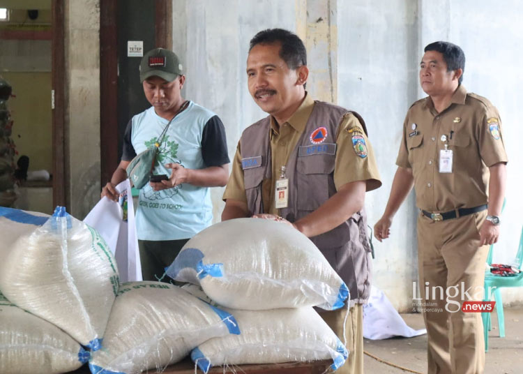 Peduli Korban Banjir di Desa Gerdu, Korpri Jepara Beri Bantuan 1 Ton Beras