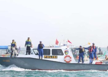 Ratusan Personel Disiagakan Ikut Sukseskan Gelaran Pesta Lomban di Jepara