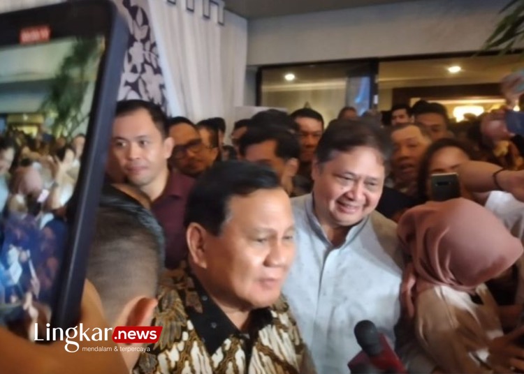 Prabowo - Airlangga Ngobrol Selama 2 Jam saat Halal Bihalal, Bahas Apa?