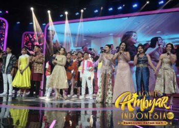 TERELIMINASI: Suasana Kontes Ambyar Indonesia 2024 pada babak 12 besar pada Rabu, 8 Mei 2024 malam. (MNCTV/Lingkar.news)
