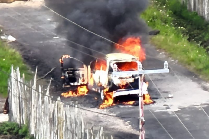 Mengerikan, Supir Tewas Ditembak dan Dibakar oleh KKB di Paniai Timur