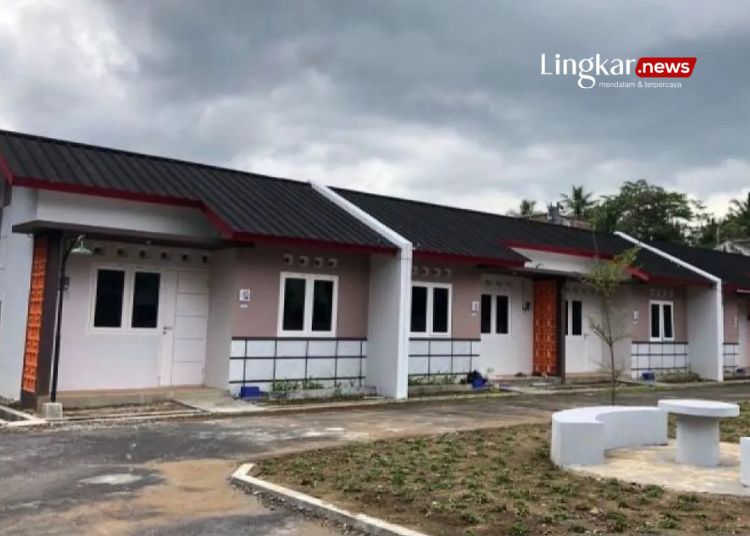 POTRET: Deretan rumah khusus bagi Masyarakat Berpenghasilan Rendah (MBR). (Antara/Lingkar.news)