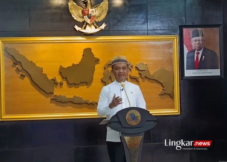 Menteri Investasi/Kepala Badan Koordinasi Penanaman Modal (BKPM) Bahlil Lahadalia dalam konferensi pers di Jakarta, Jumat, 7 Juni 2024. (Antara/Lingkar.news)