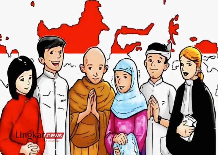 ILUSTRASI: Moderasi beragama di Indonesia. (Antara/Lingkar.news)