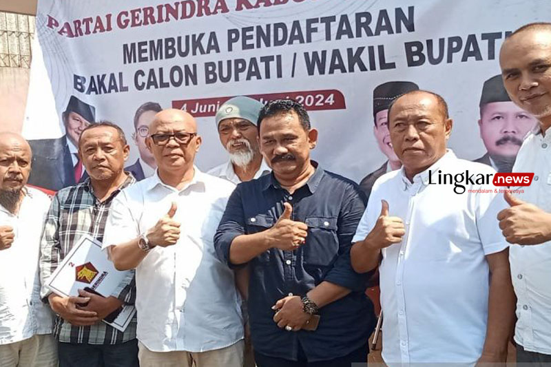 Mantan Wakil Bupati dan Ketua Pemuda Pancasila Daftar Pilkada ke Gerindra Batang