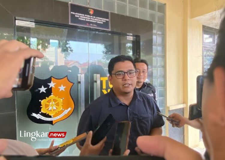 WAWANCARA: Kasat Reskrim Polresta Pati, Kompol M Alfan Armin saat diwawancarai awak media pada Jumat, 7 Juni 2024. (Setyo Nugroho/Lingkar.news)