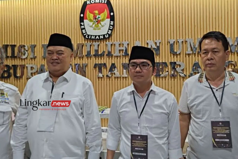 Syarat Terpenuhi, Zulkarnain dan Lerru Resmi Melenggang ke Pilkada Tangerang