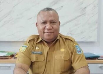 Pelaksana Tugas (Plt) Kepala Badan Kepegawaian dan Pengembangan Sumber Daya Manusia (BKPSDM) Kabupaten Jayapura, Budi Prodjonegoro Yoku. (Antara/Lingkar.news)