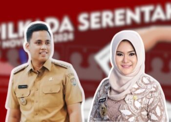 Bupati Kendal, Dico M. Ganinduto dan Bakal Calon Bupati Kendal, Mirna Anissa. (Lingkar/Lingkar.news)