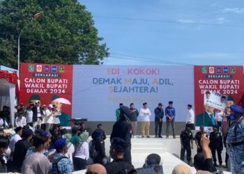 Daftar Pilbup Demak, Edi Sayudi-Eko Pringgolaksito Deklarasi Demak Emas