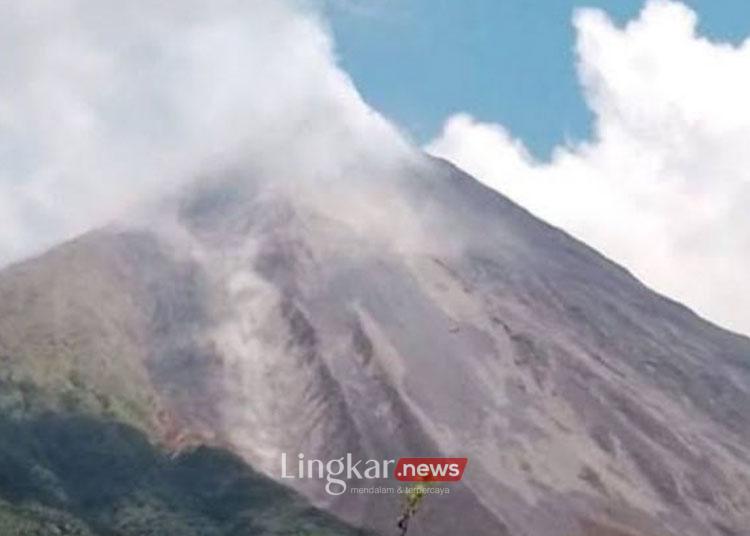 Warga Lereng Gunung Karangetang Sulut Diminta Waspada Material Vulkanik Runtuh