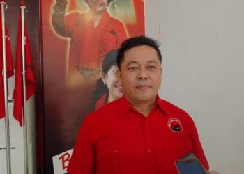Ketua Dewan Pimpinan Cabang (DPC) Partai Demokrasi Indonesia Perjuangan (PDIP) Pati, Ali Badrudin. (Arif Febriyanto/Lingkar.news)