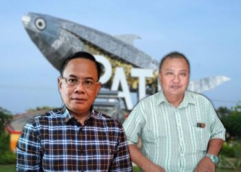 Bakal Calon Bupati (Bacabup) Pati Sudewo (kiri) dan Pemerhati Politik Pati, Pramudya (kanan). (Lingkar.news)
