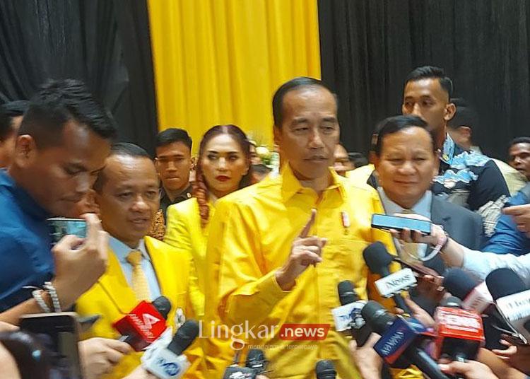 Ditanya Kemungkinan jadi Dewan Pembina Golkar, Ini Jawaban Jokowi