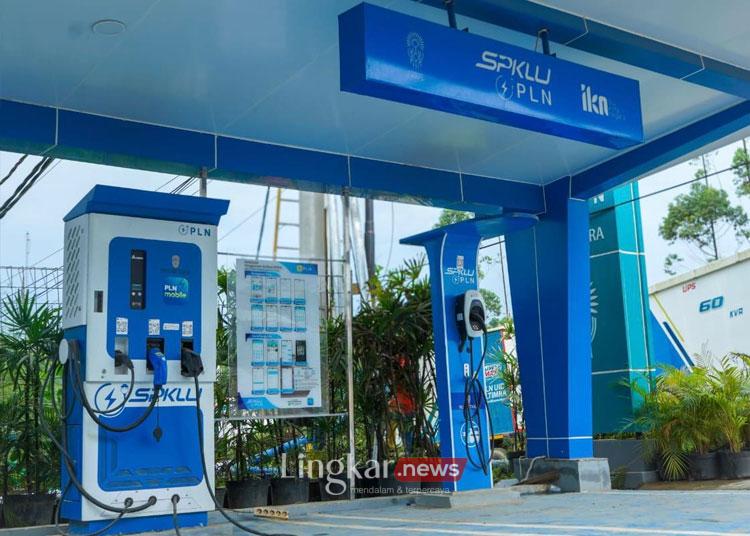 Salah satu SPKLU PLN Siap Dioperasikan di IKN