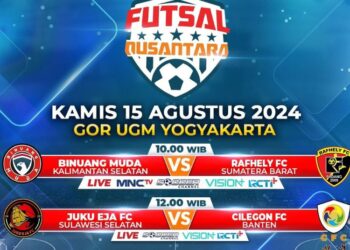 Tayang di MNCTV, 8 Klub Siap Bersaing di Liga Futsal Nusantara 2024