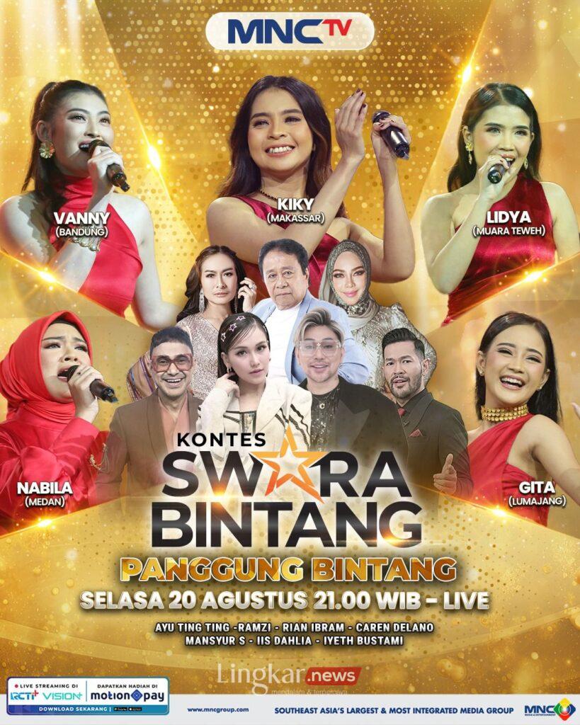 Tayang di MNCTV, Saksikan Malam Ini Top 5 Panggung Kontes Swara Bintang ‘Panggung Bintang’