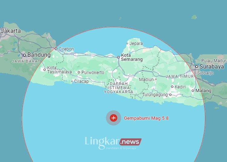 Warga Panik! Gempa 5,8 Magnitudo Guncang DIY