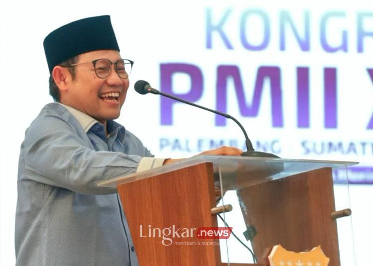 Muhaimin Iskandar menghadiri Kongres PMII XXI di Palembang, Sumatera Selatan (instagram)
